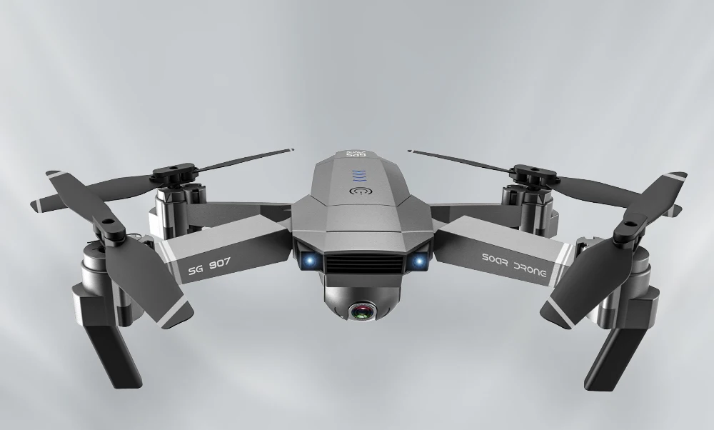 Drone de Gps do Quadcopter Sg907 com 4 Câmera Dupla Grande Angular Anti-shake Wifi Fpv rc Zangões Dobráveis Gps Profissional Siga-me k hd 11 Cheap RC Quadcopter