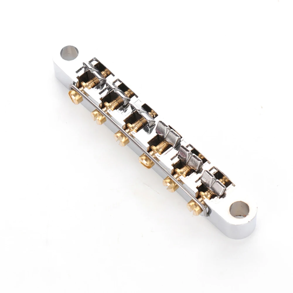 

High Quality Zinc Alloy 6 Strings Lp Electric Guitar Bridge Electric Guitarra Bridge Locking Roller Tailpiece Set