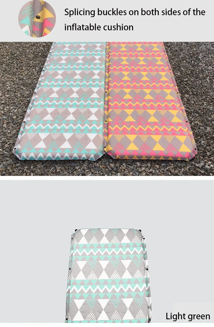 Automatic Mattress Cushion Sleeping Bag Mat Moisture Proof Camping Mat With Pillow Sleeping Pad Tent Camping Hiking Mat Blanket