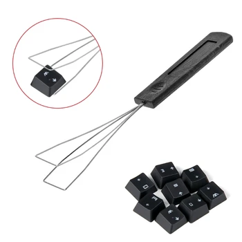 

Steel Wire Keyboard Key Keycap Puller Plastic Handle Remover With Unloading Steel Cleaning Tool X6HA