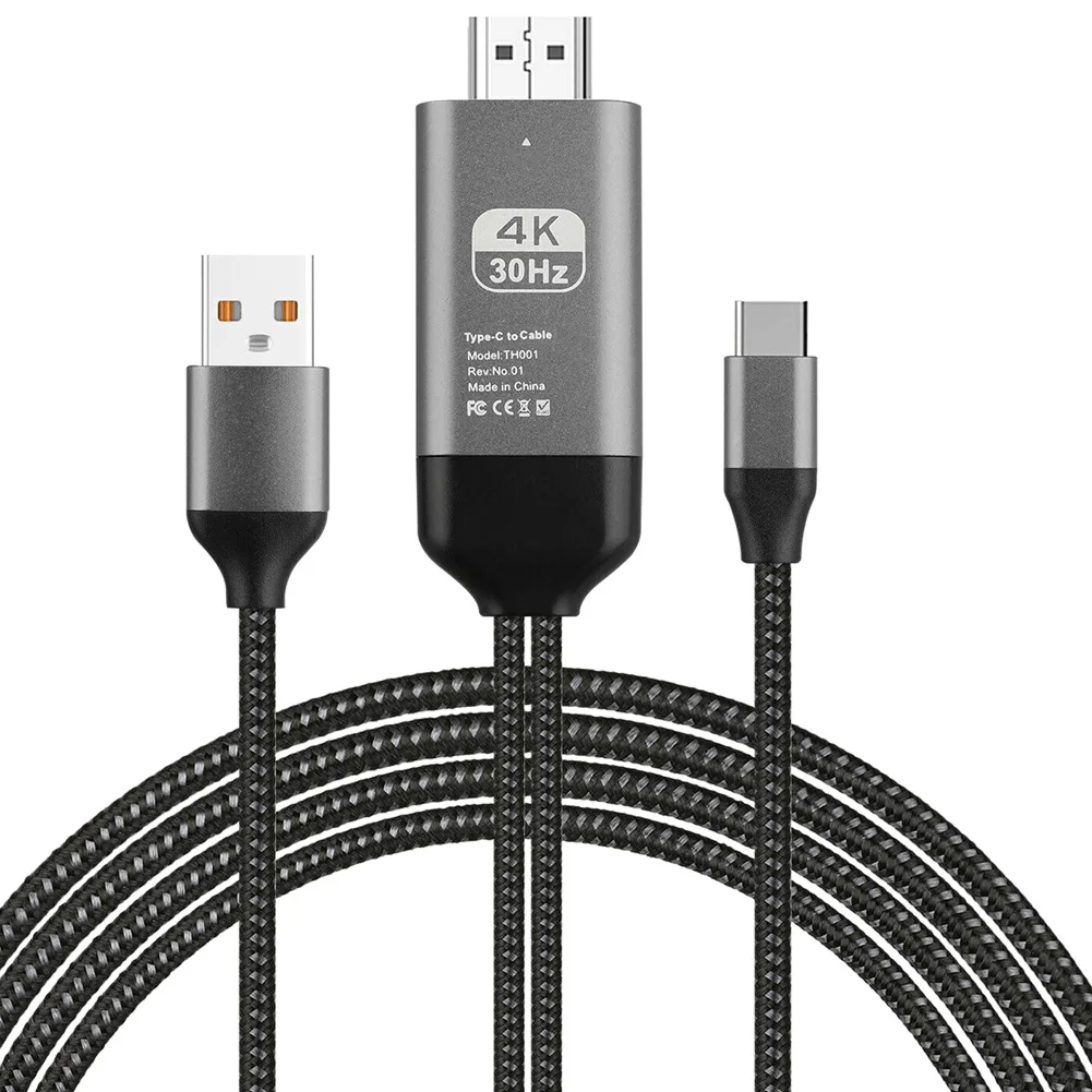 Type-C к HDMI HDTV зарядный кабель адаптер для samsung Galaxy S10 S9 Note 9 UY8