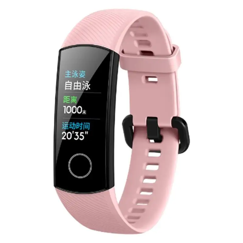 Розовый Смарт-браслет huawei Honor Band 5 Oximeter с сенсорным экраном, магический цвет, распознавание пульса, сна, 5 - Цвет: Розовый