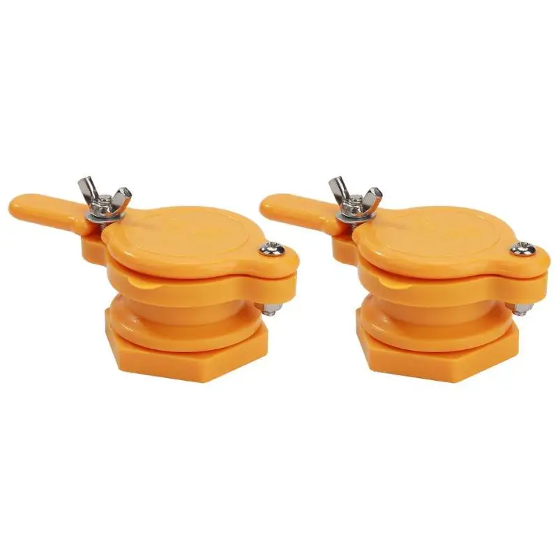 1/2 шт. экстрактор с принтом в виде медоносной пчелы кран розлива нетоксичный нейлон Пластик задвижка сад пчеловода принадлежности для пчеловодства - Цвет: Yellow 2Pcs