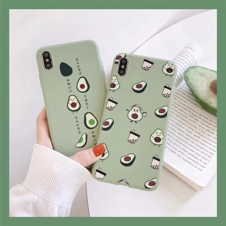 Funda De Teléfono De Goma Cara Sandía se ajusta iPhone