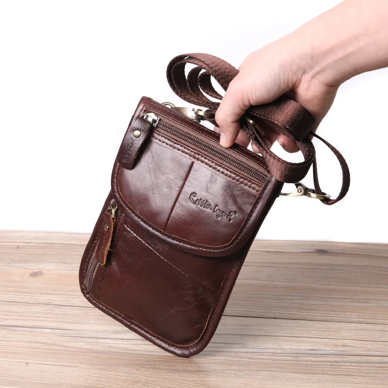 Cobbler Legend 2021 New Retro Trend Men Waist Packs For Mobile Phone Money Case For Male Travel Belly Fanny Pack Bag Hot Sale