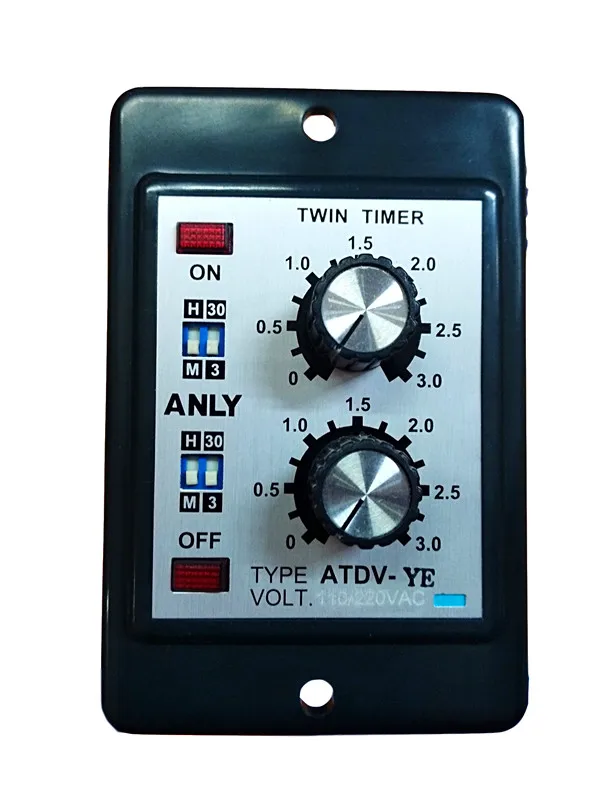 220V ANLY ATDV-YE многоступенчатое двойное настраиваемое реле ограничения времени реле двойной задержки
