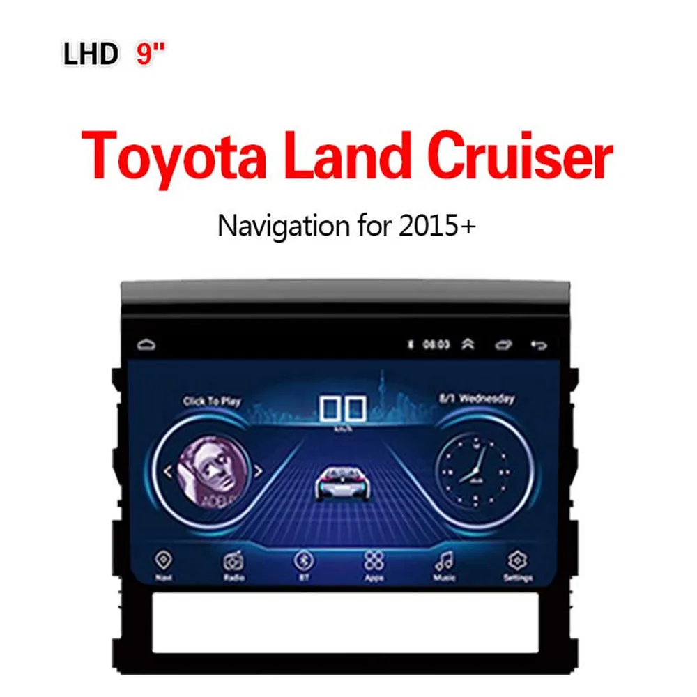 

Lionet GPS Navigation for Car Toyota Land Cruiser 2015+ 9Inch LT1007Y