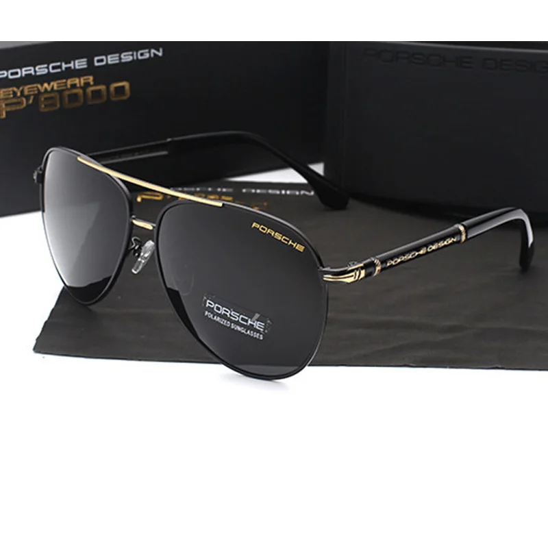 Mode lunetes De soleil polarisées hommes marque De Lux дизайнерский стиль lunetes noir or cadre Lentes De Sol G8722 uv400