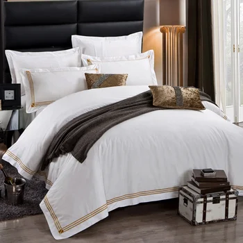 

High quality hotel collection embroidered bedding set