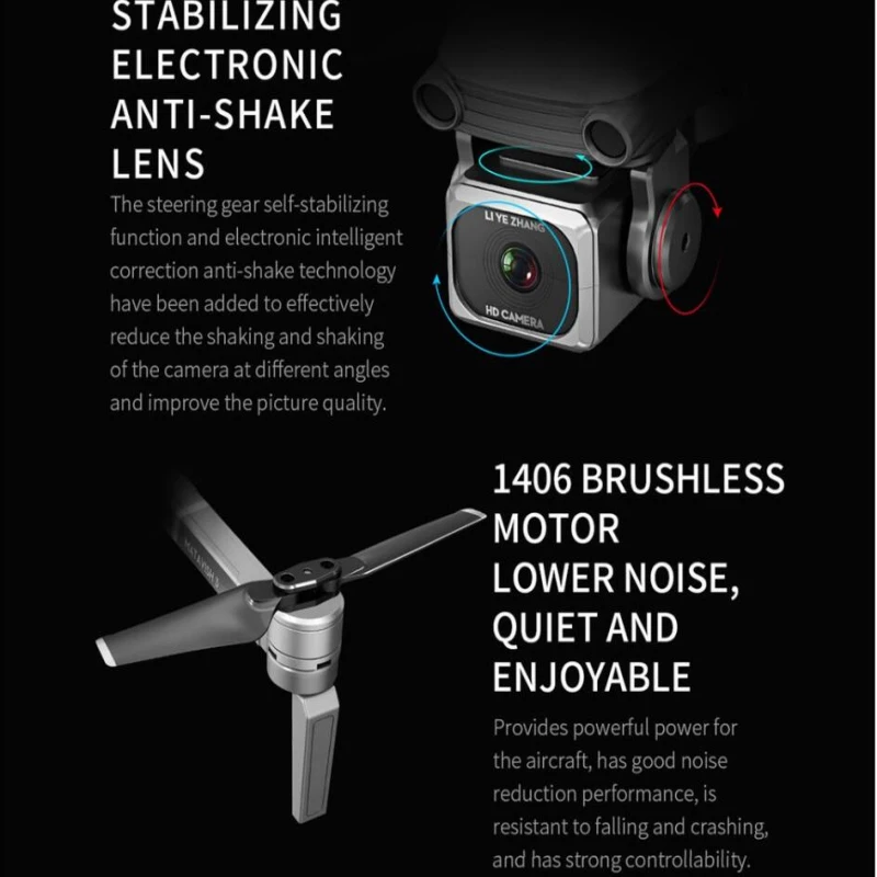 Профессиональный бесщеточный GPS Дрон с большим диапазоном 4K камера 5G WIFI 1 км 25