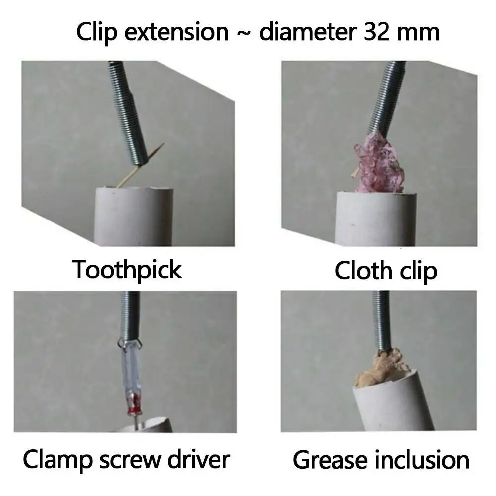 100cm Pipe Dredge Pipeline Cleaner Household Bathroom Kitchen Sink Bathtub Drainage Sewage Bendable Sewer Gripper Cleaning 100cm Pipe Dredge Pipeline Cleaner Household Bathroom Kitchen Sink Bathtub Drainage Sewage Bendable Sewer Gripper Cleaning