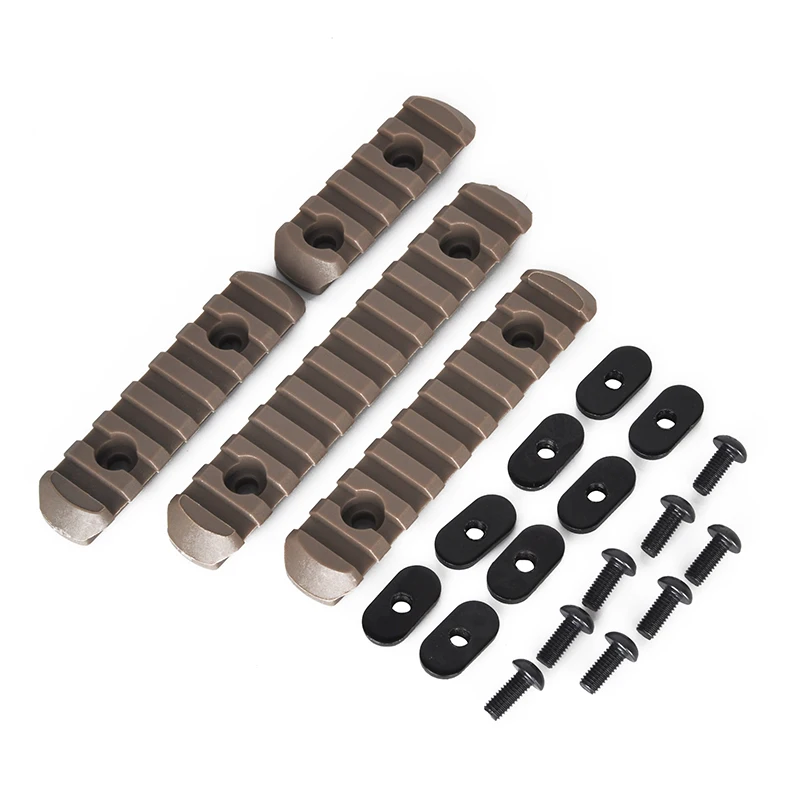 4 шт. тактический страйкбол Handguard совместимый полимерный Пикатинни рельс для стрельбы Пейнтбол MOE Handguard лазерный прицел охота