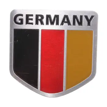 

Aluminum Alloy Russia/Italy/England/German/France/USA Flag Shield Emblem Sticker Badge Decal Decor Motorcycles Cars Styling