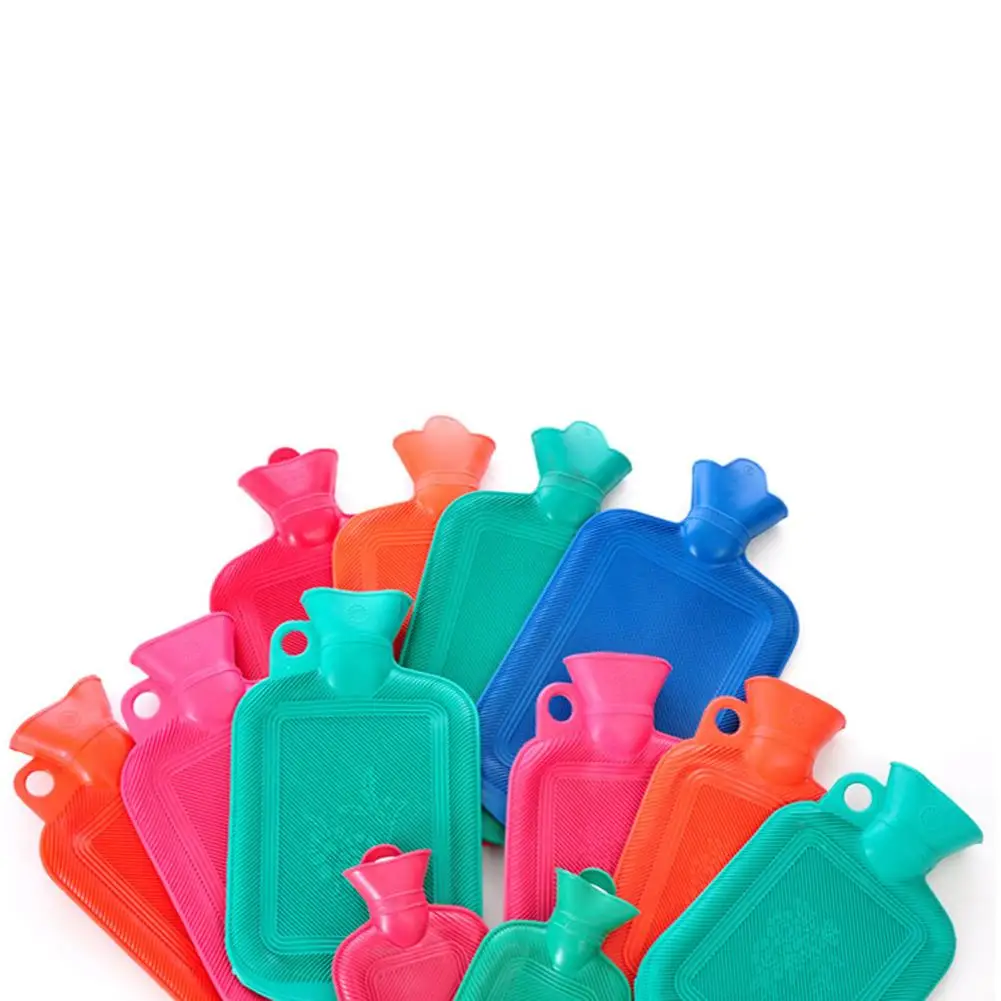 New Hot Water Bottle Flush Hand Warmer Anti-scalding Rubber Injection Water Warm Bag Warm Bag Color Random