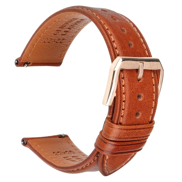 High Quality 20mm 22mm Quick Release Watch Band For Huawei Watch GT 2 Strap Smartwatch Replacement Soft Wristband Light Brown RG