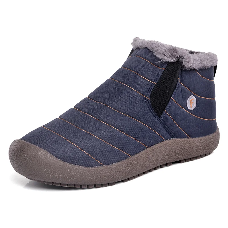 1HJ6811 Blue SUROM/уличные зимние кроссовки; мужские Нескользящие повседневные резиновые ботинки; высокое качество; Водонепроницаемая Мужская обувь; модная обувь для взрослых - Цвет: 1HJ6811 Blue