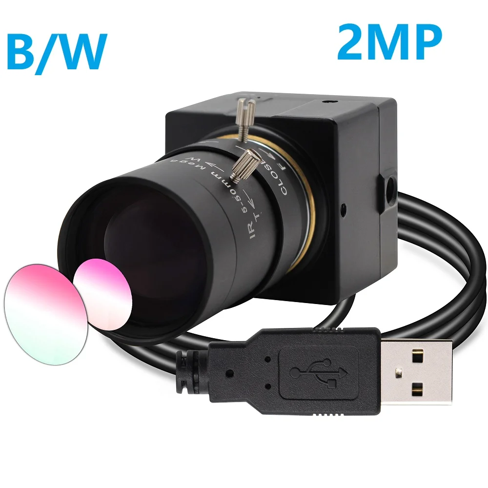 2MP Full HD веб камера CMOS OV2710 высокая скорость 30fps/60fps/120fps черно белый монохромный 2 8 12