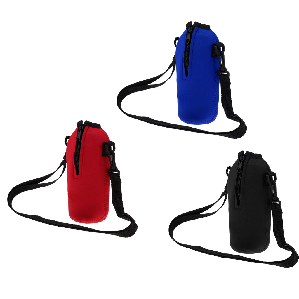 750ml Adjustable Sport Water Bottle Bag Kettle Pouch Holder Travel Camping Outdoor Supplies