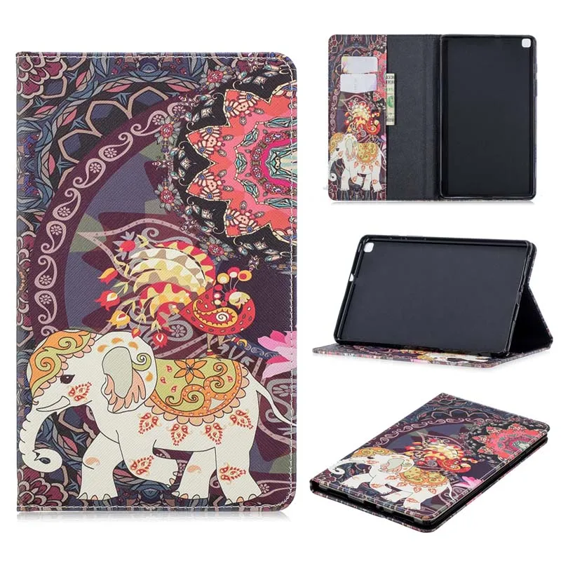 Case Чехол Coque для Samsung Galaxy Tab A 8,0 SM-T290 SM-T295 планшет Funda Capa подставка чехол для Galaxy Tab A 8,0 T290 T297 T295 Чехлы+ пленка+ ручка - Цвет: Case