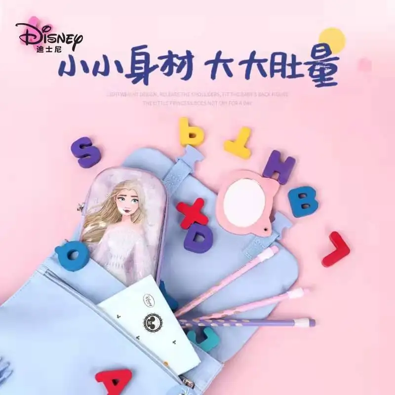 Disney Frozen Kindergarten Backpack For Girls Primary School Student Shoulder Orthopedic Bag Large Capacity Kids Birthday Gifts