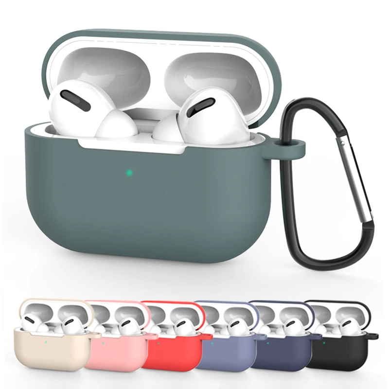 

Silicone Case for Apple Airpods Pro 3 Case Wireless Bluetooth Protective Cover Bag Headset for Air Pods Shockproof Sleeve Box