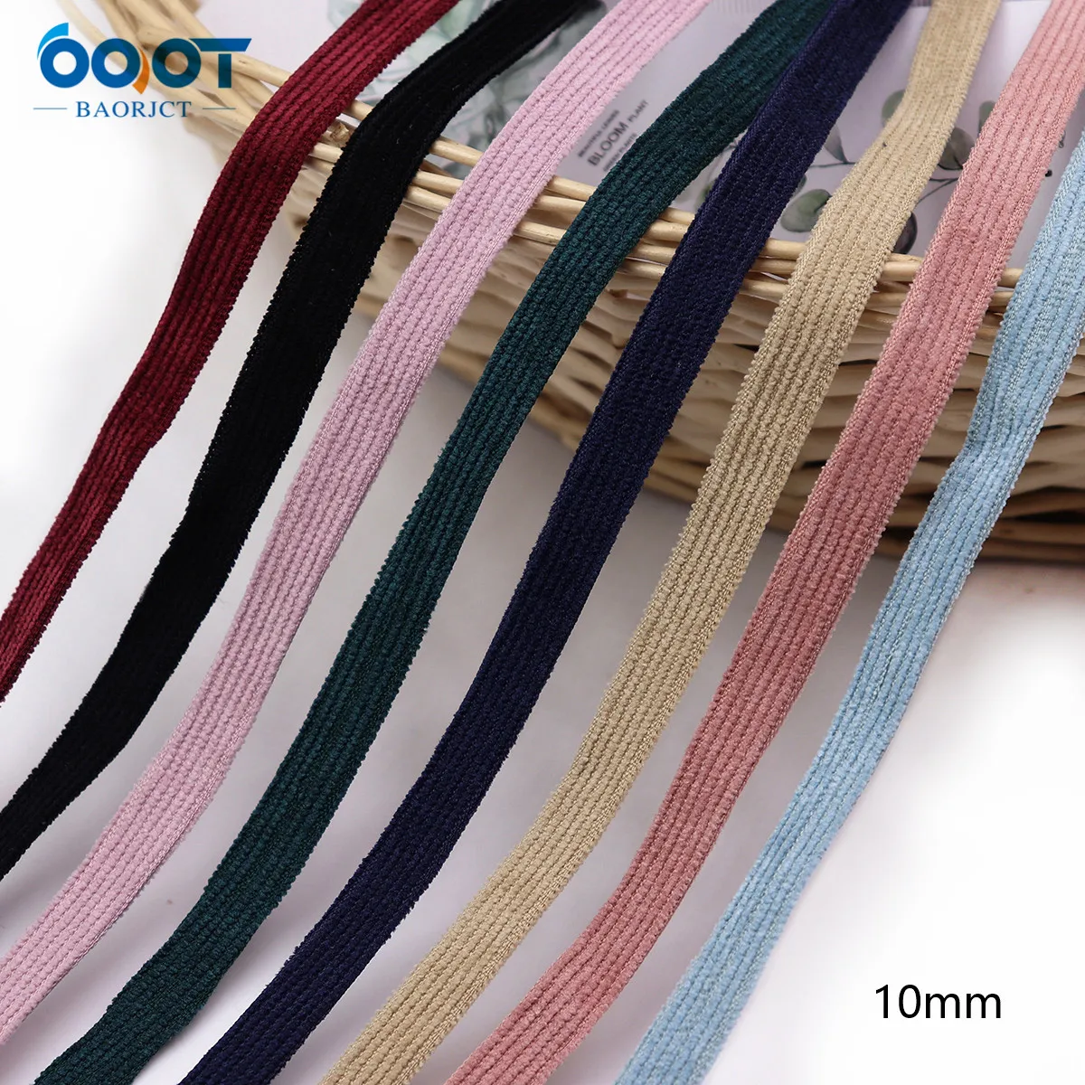 10yards 25mm 38mm Suede Solid Color Ribbons For Hair Accessories