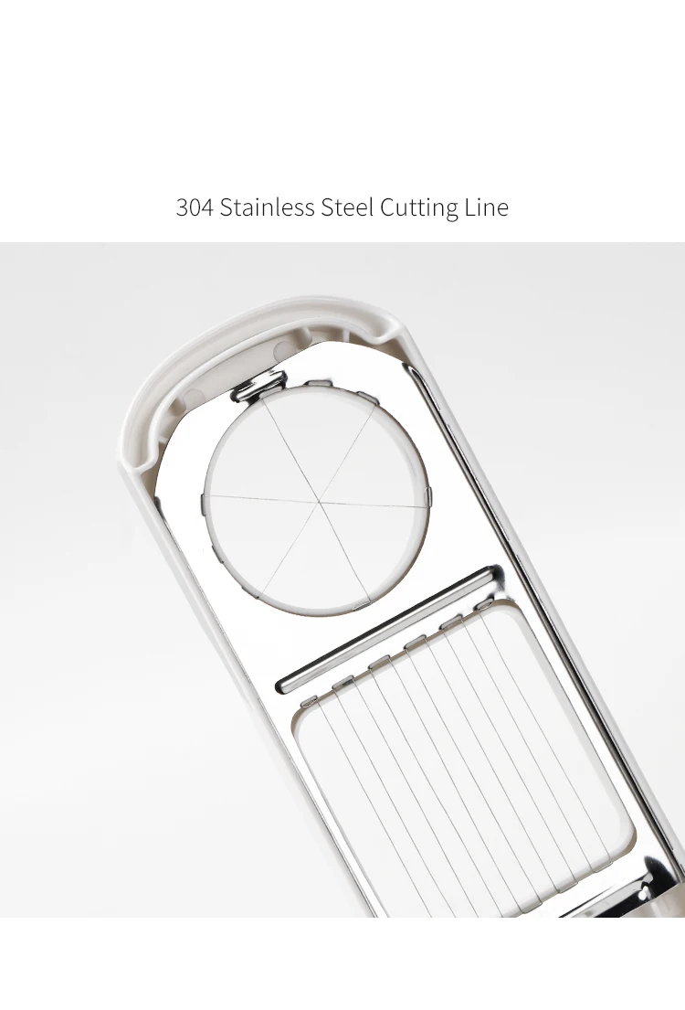 Egg Slicer Dicer For Hard Boiled Eggs Stainless Steel Blades Cutter Tool - Egg Tools