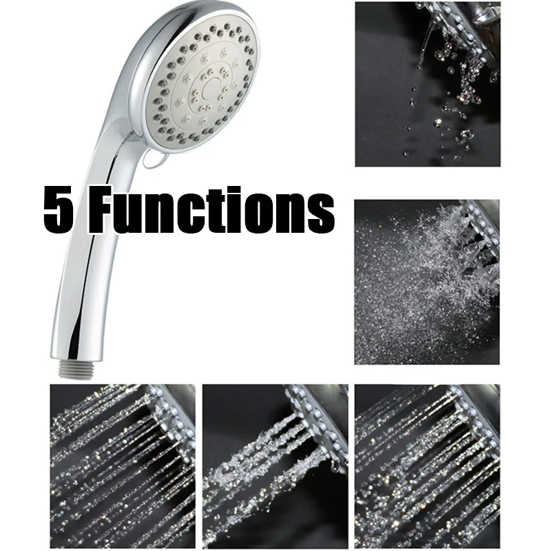 

Adjustable Shower Head Metal Massage Spray Fogging With Soft Hose Barhroom