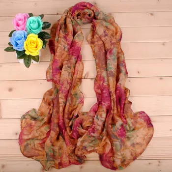 

Autumn Winter Fantasy graffiti Voile scarf silk square hijab cool shawl ladies foulard femme headband hair bufanda mujer shawl