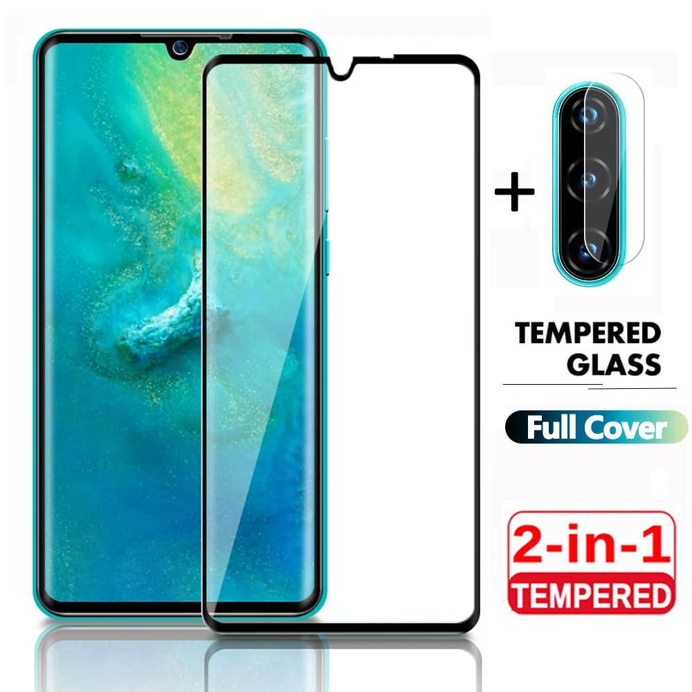 2 в 1 Защитная пленка для экрана Huawei Mate 20 Lite P Smart Z 2019 объектив камеры lite защитная из