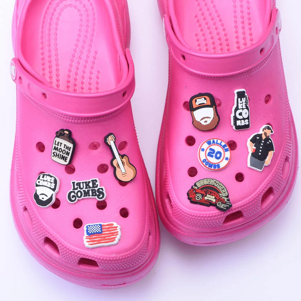 

2020 ready stock fast ship with luke gombs jibtz croc charm with guitar rock
