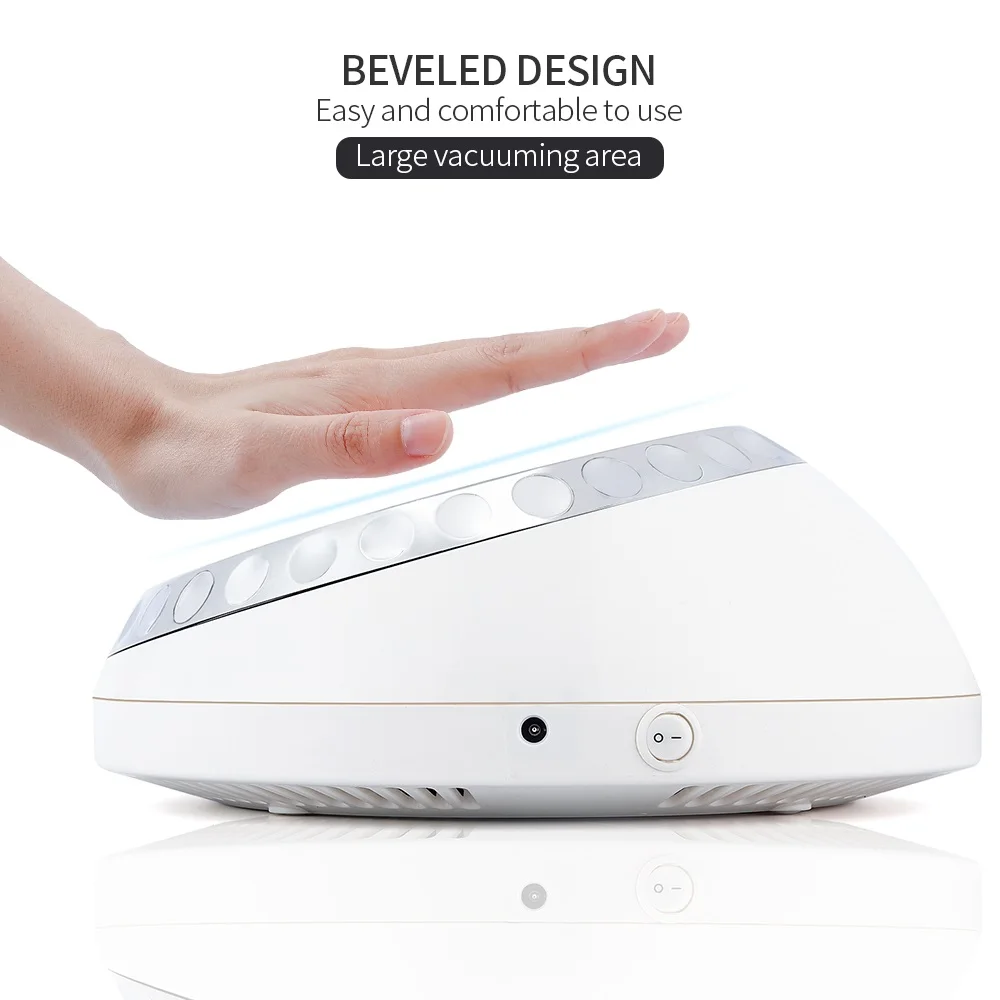 60W Nail Vacuum Cleaner for Manicure Low Noise Nail Dust Collector For Nail Design Art Nail Manicure Machine Nail Art Sunction