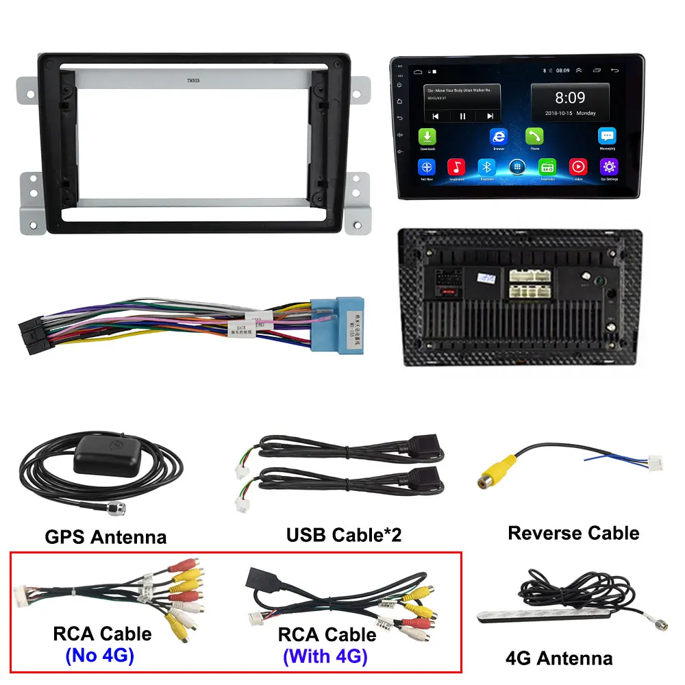EKIY " 2.5D ips Android 8,1 Автомагнитола для SUZUKI GRAND VITARA 2005- Радио Аудио Автомобильный gps мультимедийный плеер 2DIN dvd-плеер