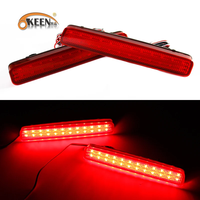 

2PCS For TOYOTA NOAH VOXY 80 LED Rear Bumper Reflector Tail Brake Light For Pruis 40 Series 2011-2015 Led Fog Warning Stop Lamp