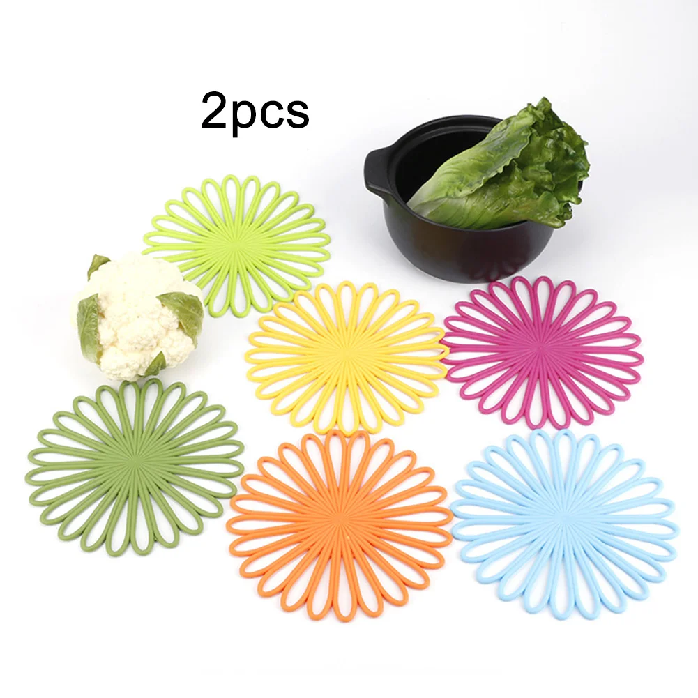 Коврик универсальный настольный Инструмент Практичный легко чистится теплоизоляция Противоскользящий силиконовый защитный термостойкий Коврик для выпечки цветок
