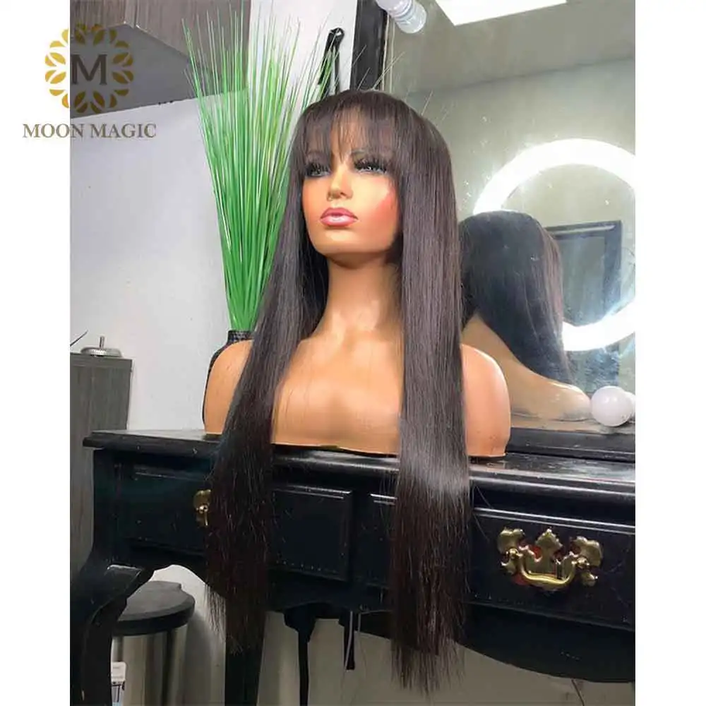 Парик челки из человеческих волос 360 фронтальный парик шнурка с детскими