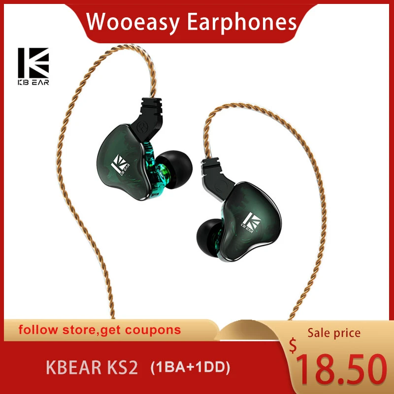 Kbear 低音イヤホン Hifi Sprotモニター付き1ddイヤホン ランニングおよびゲーム用ヘッドフォン Ks2 I3pro Meteor Tk2 Phone Earphones Headphones Aliexpress