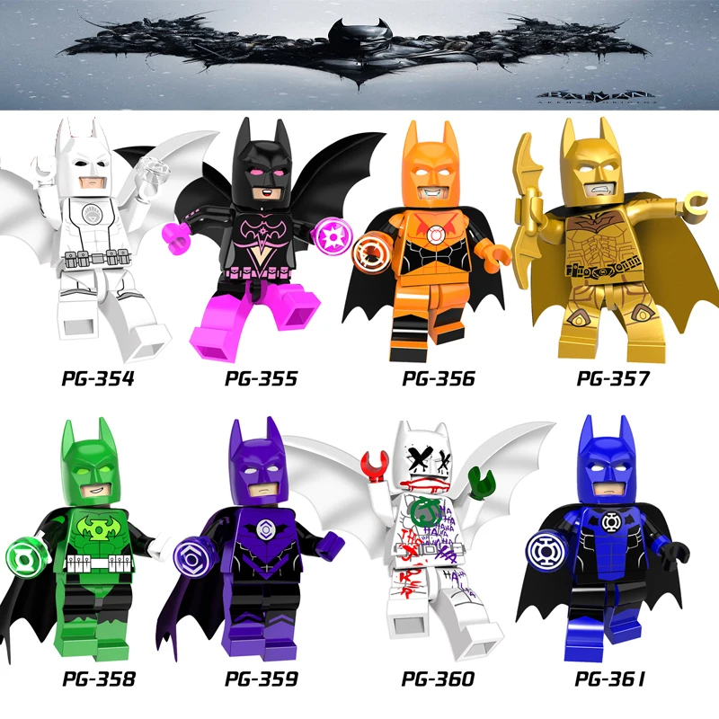 

Single Sale Batman Model Blocks DC Marvel Batman Joker Quinn Poison Ivy Super Heroes Avengers Figures Bricks