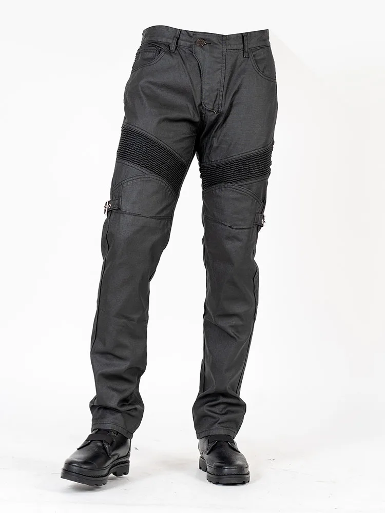 waxed coated bike jeans JOHNNY a1