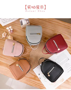 

SHISHI newly designed backpack PU leather ladies fashion casual one shoulder girl cute mini school bag special bag