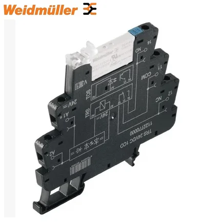 5 шт. Weidmuller тонкий реле TRS 24VDC 1CO 1122770000 A6 и ломтик реле