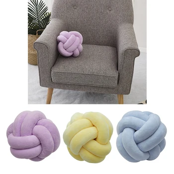 

Small Knot Pillow Decorative Cushion Modern Home Sofa Decor Pillows Pillow Purple Blue Yellow