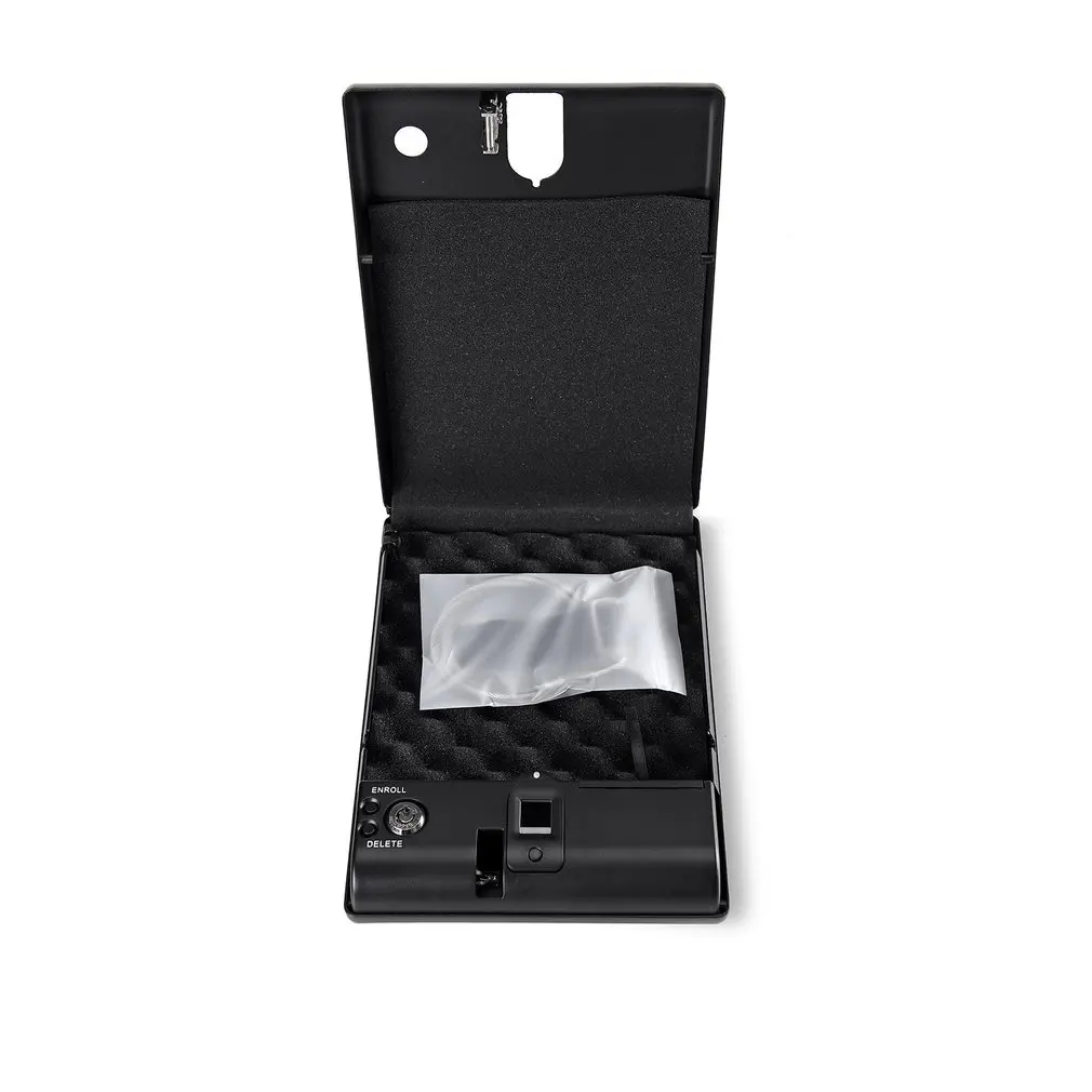 Портативная коробка для отпечатков пальцев, сейф для пистолета, датчик отпечатков пальцев, коробка для ключей OS100A Strongbox для ценных вещей, ювелирных изделий, наличных денег