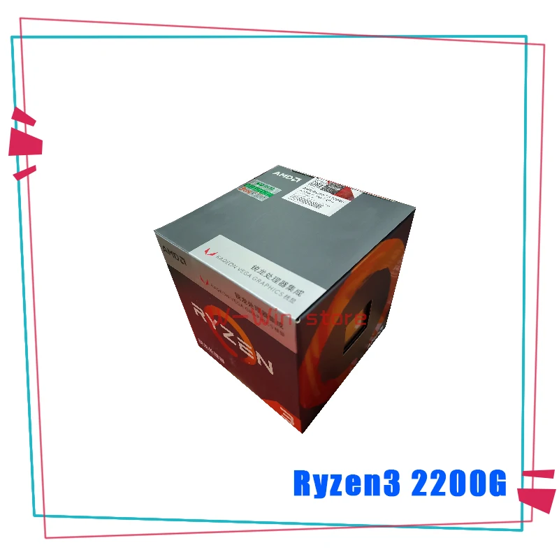 Новый четырехъядерный процессор AMD Ryzen 3 2200G R3 2200 5 ГГц YD2200C5M4MFB разъем AM4 с