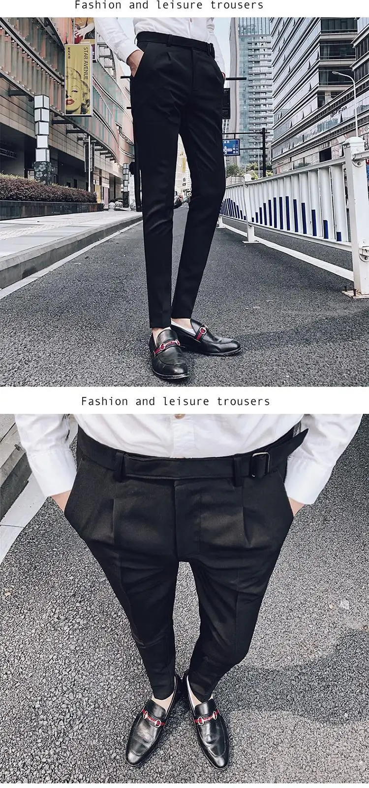 Хорошая Для Мужчин's Костюмные брюки Pantalon Homme костюм мужской кровать принцессы из высококачественного цельного Цвет Для мужчин s брюки коричневого цвета Slim Fit Бизнес Костюмные брюки