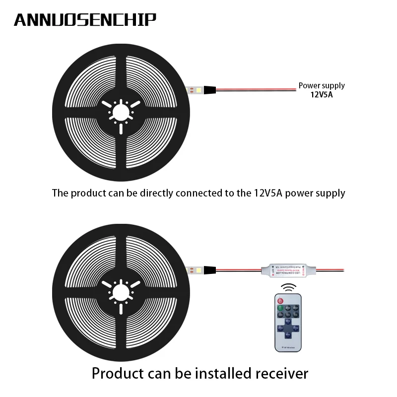 12 V 120 светодиодный/m 5 м/лот 2835 Светодиодный гибкие полосы светильник белый теплый Белый и зеленый цвета, желтый, красный, синий, 2835 не обладает водонепроницаемостью: светодиодный полосы