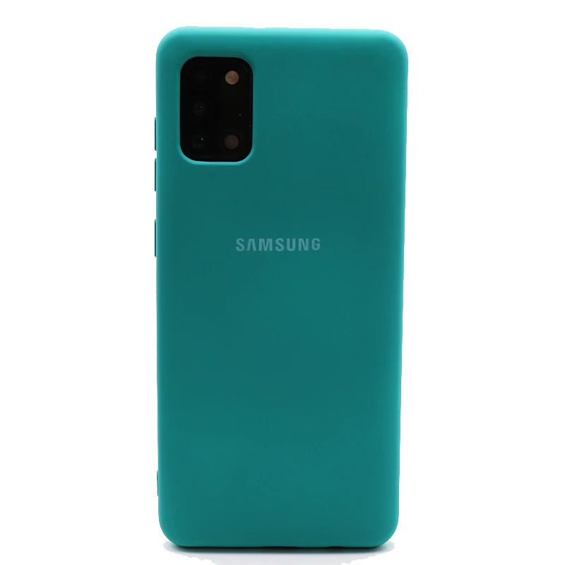 Samsung A31 Case Original Housing Silky Silicone Cover Soft-Touch Back Protective Shell For Galaxy A 31 phone pouch case