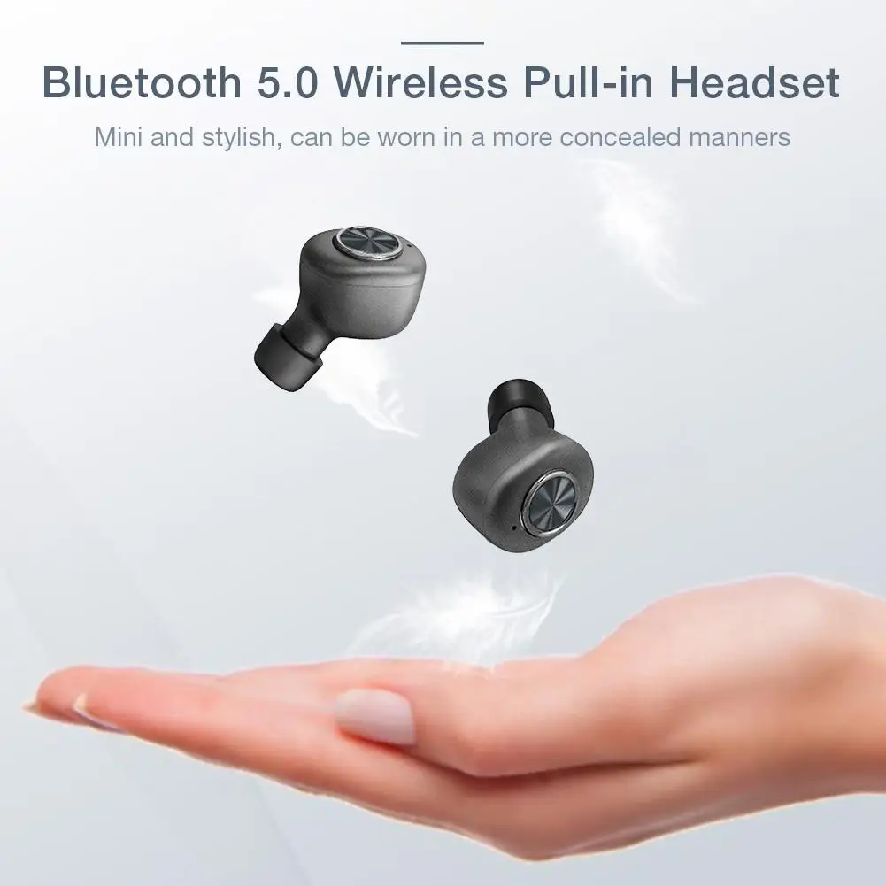BE1021 Bluetooth наушники BT5.0+ EDR TWS Беспроводная настоящая стереогарнитура IPX5 Водонепроницаемая мини-гарнитура для спорта и бизнеса