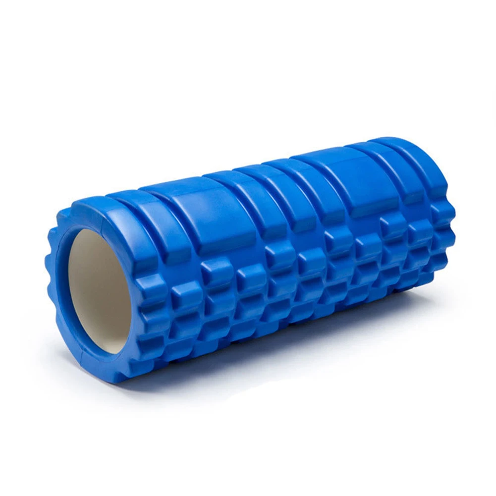 EVA пустотелая Колонка для йоги средней плотности глубокий тканевый массажер для массажа мышц и миофасциального триггера - Цвет: Синий