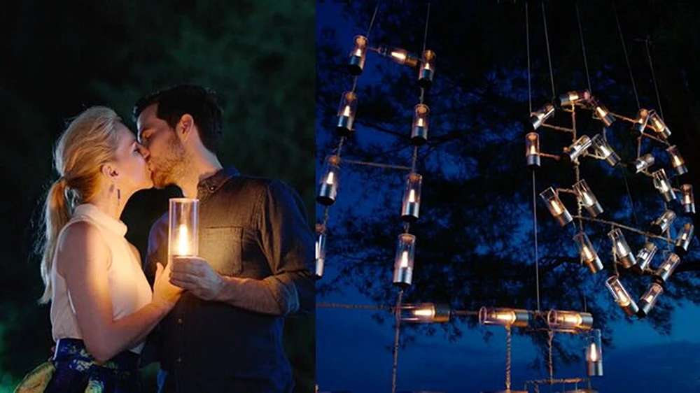 Xiaomi Yeelight candela Светодиодная лампа ночник умный дом дистанционное управление mijia телефон приложение романтический подарок свет
